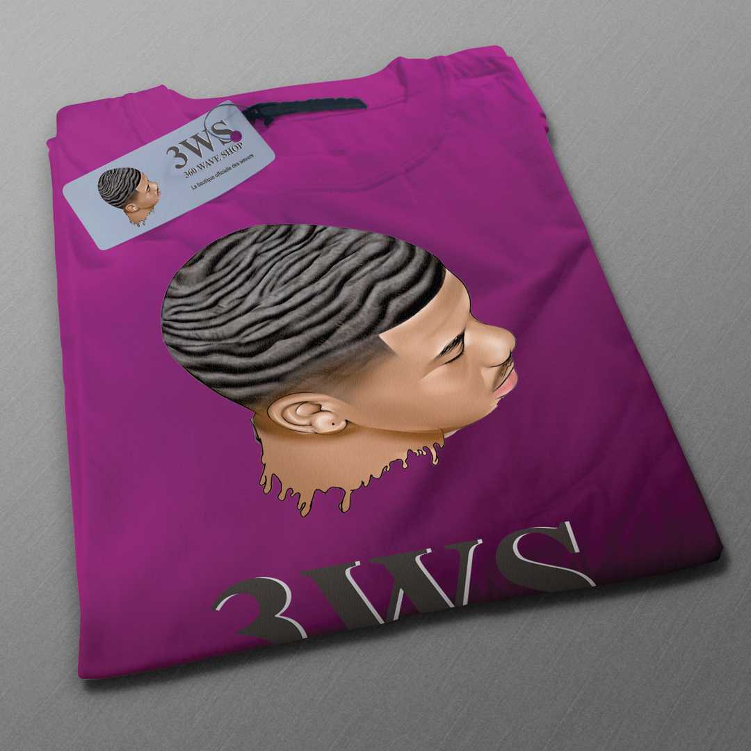 t-shirt 360waveshop violet